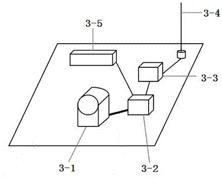 A measuring point spatial displacement measuring device and method based on ultrasonic principle