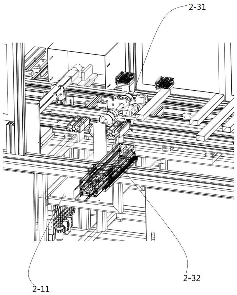 Square tube shape detection structure system