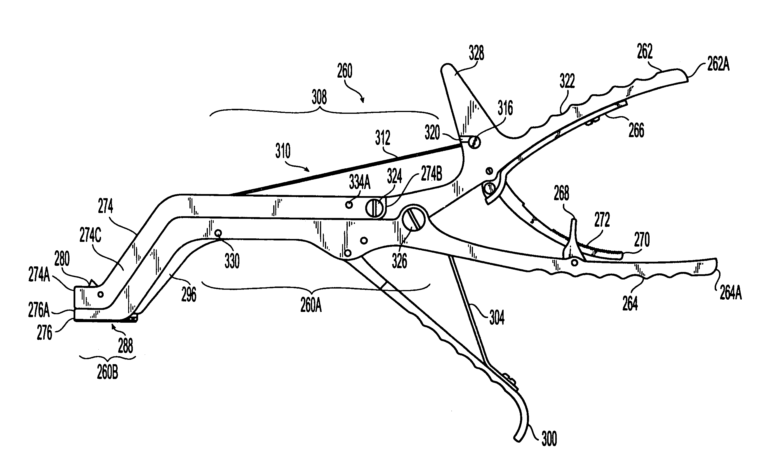 Cranial flap clamp instrument