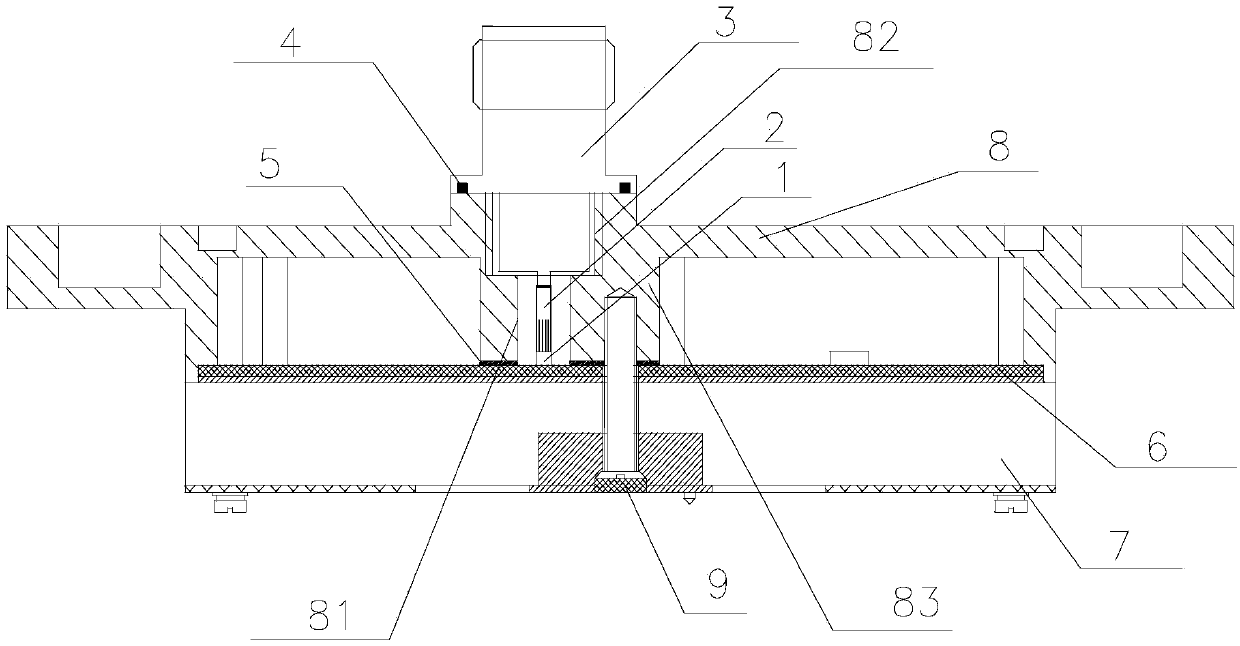 Air coaxial output structure of an active antenna