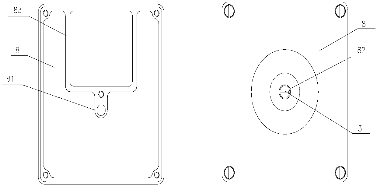 Air coaxial output structure of an active antenna