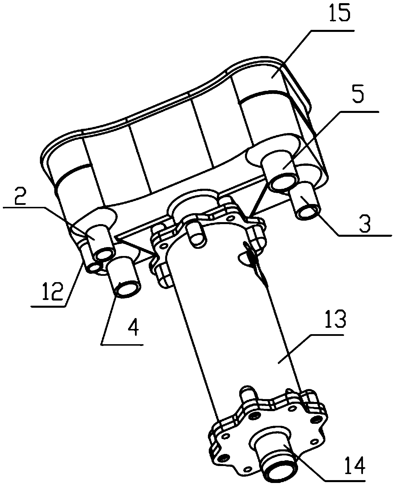 Container for water boiling device and water boiling device with container