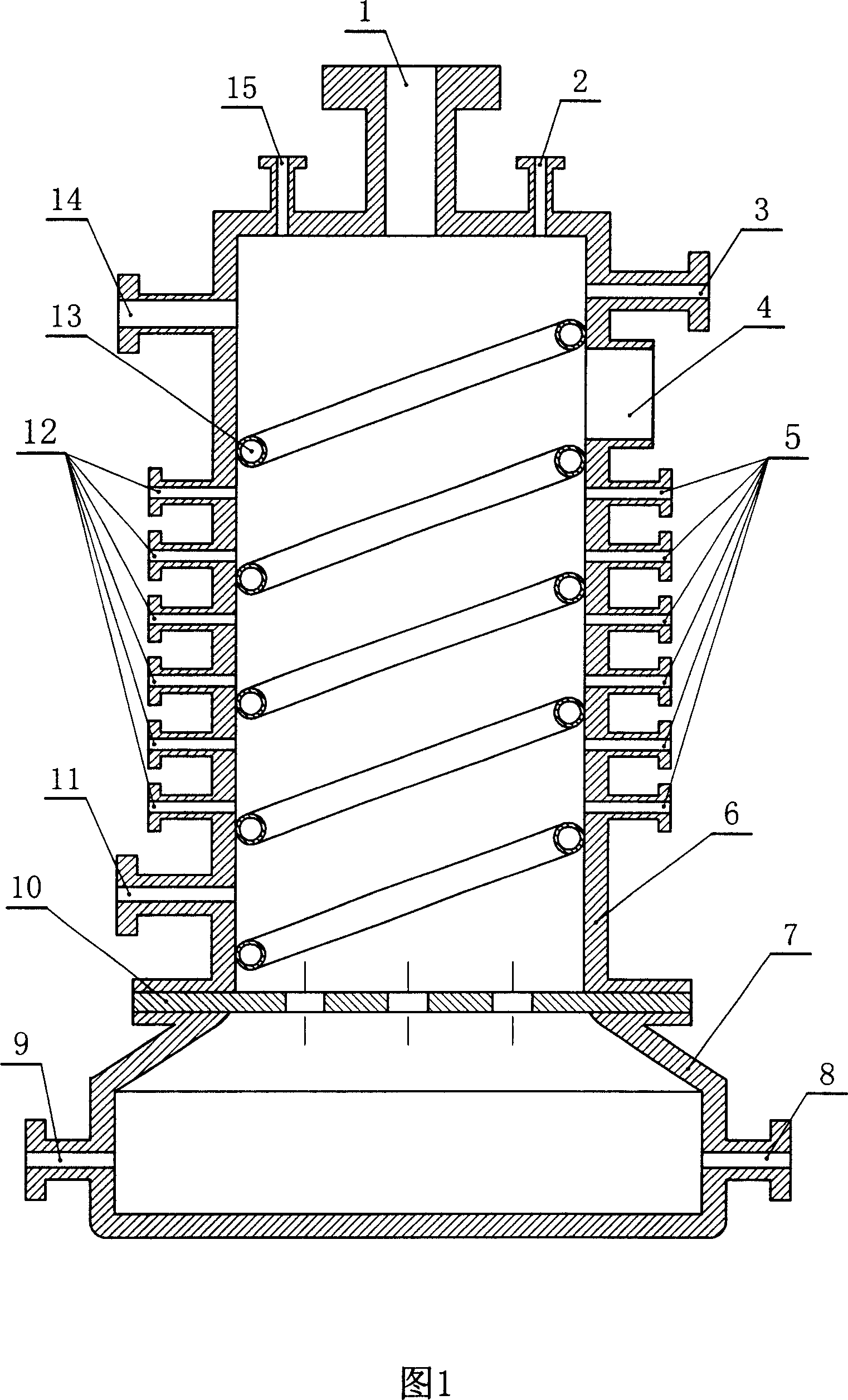 Anerobic type biological reactor