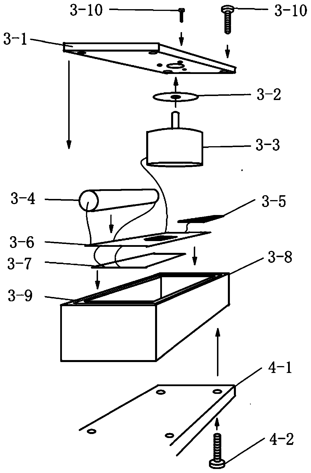 Wireless measuring system and method forrotating speed of waterproof agricultural machine crawler driving wheel