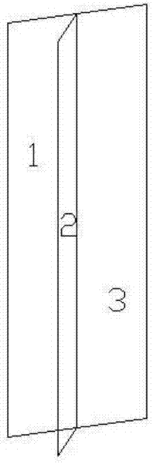 Divided plate column for separating four-component mixture with controllable vapor phase distribution ratio