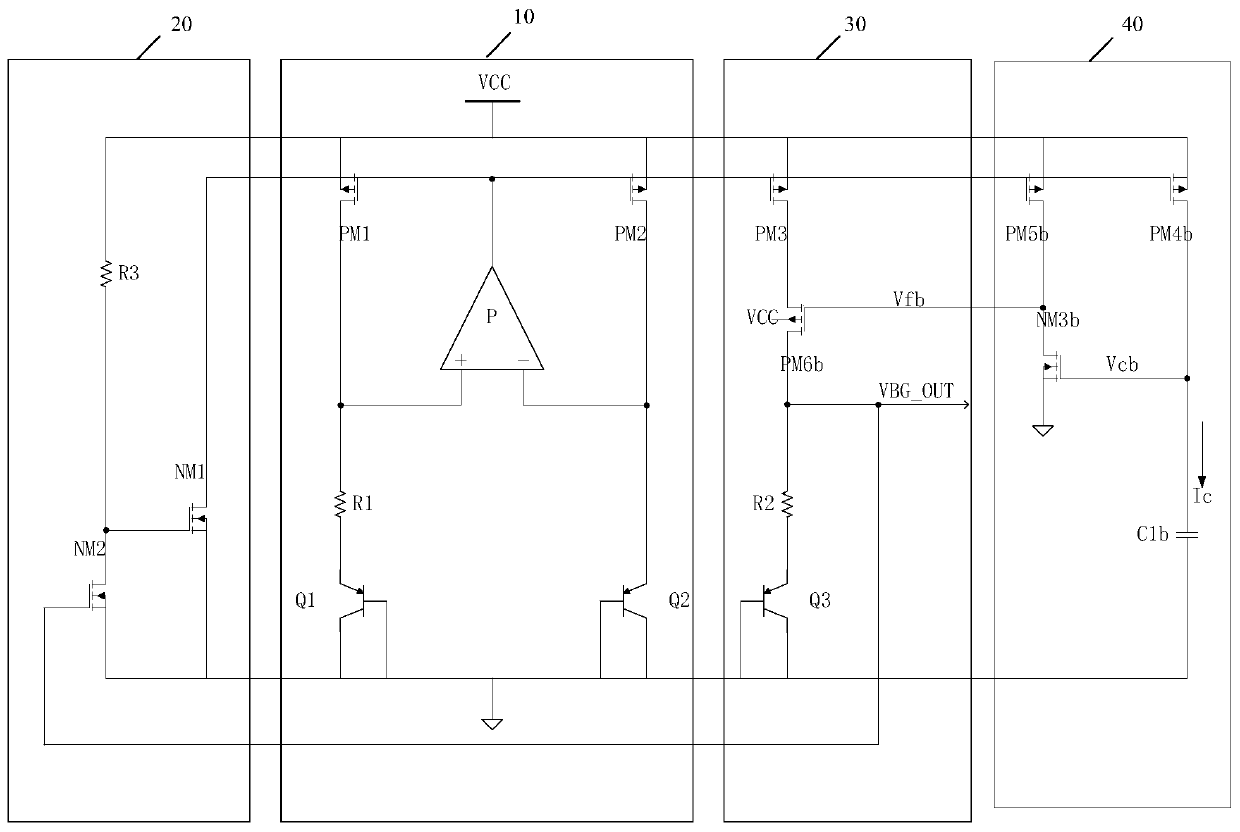 A high-speed power-on anti-overshoot circuit for bandgap reference voltage