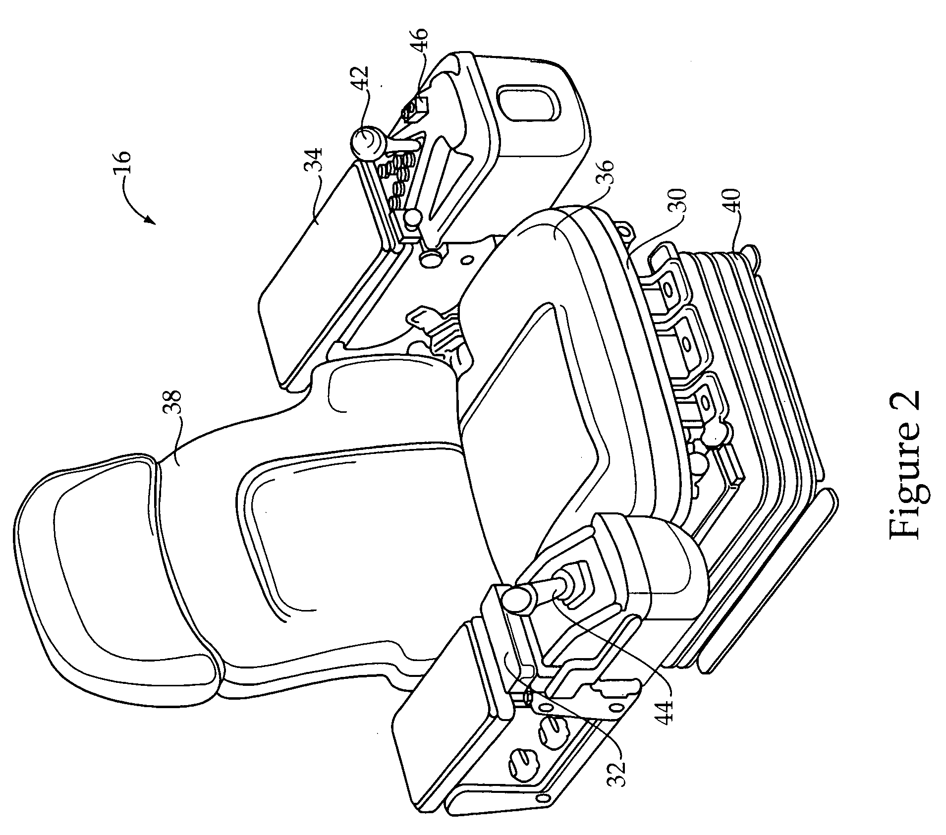 Suspension system for a seat assembly including an array of fluid chambers and machine using same