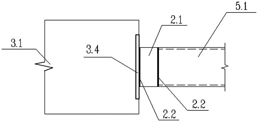 Dragline curtain wall support system with steel truss at top and construction method thereof