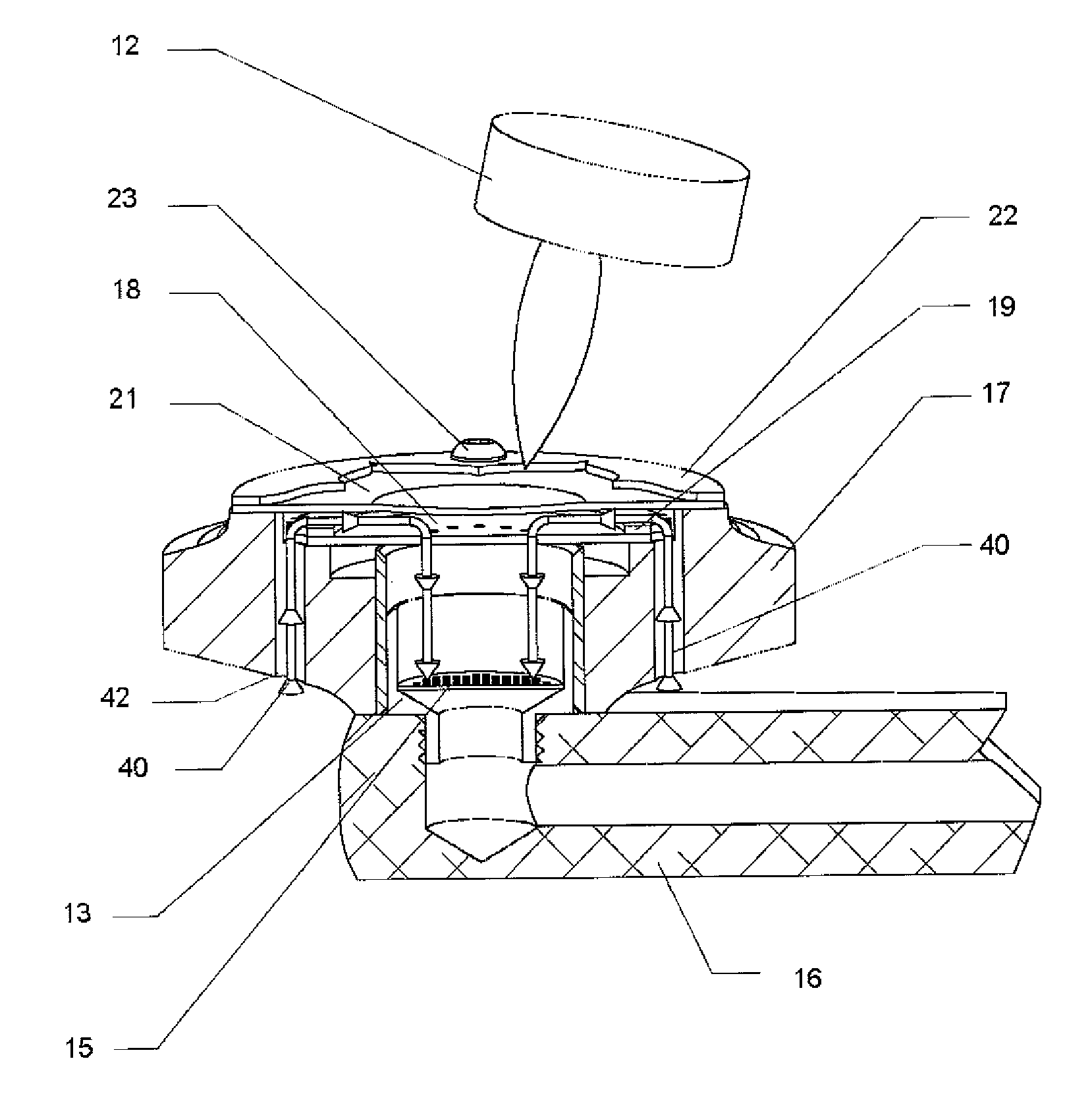 Vaporizer with foil heat exchanger