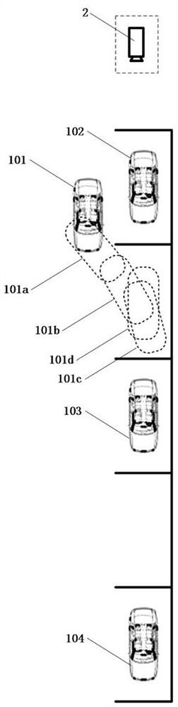 Method for guiding vehicle driving based on parking space monitoring camera shooting