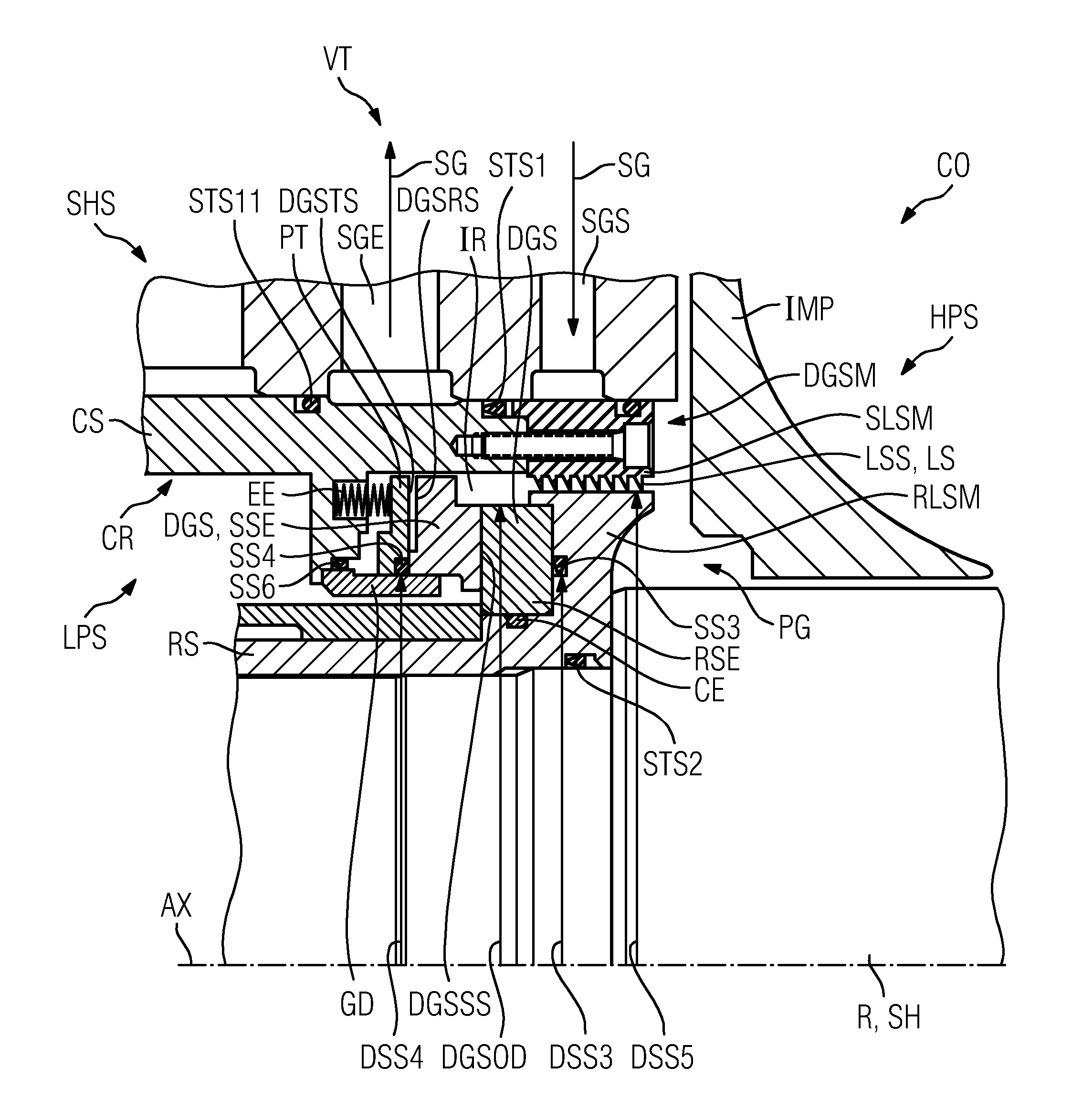 Shaft seal insert