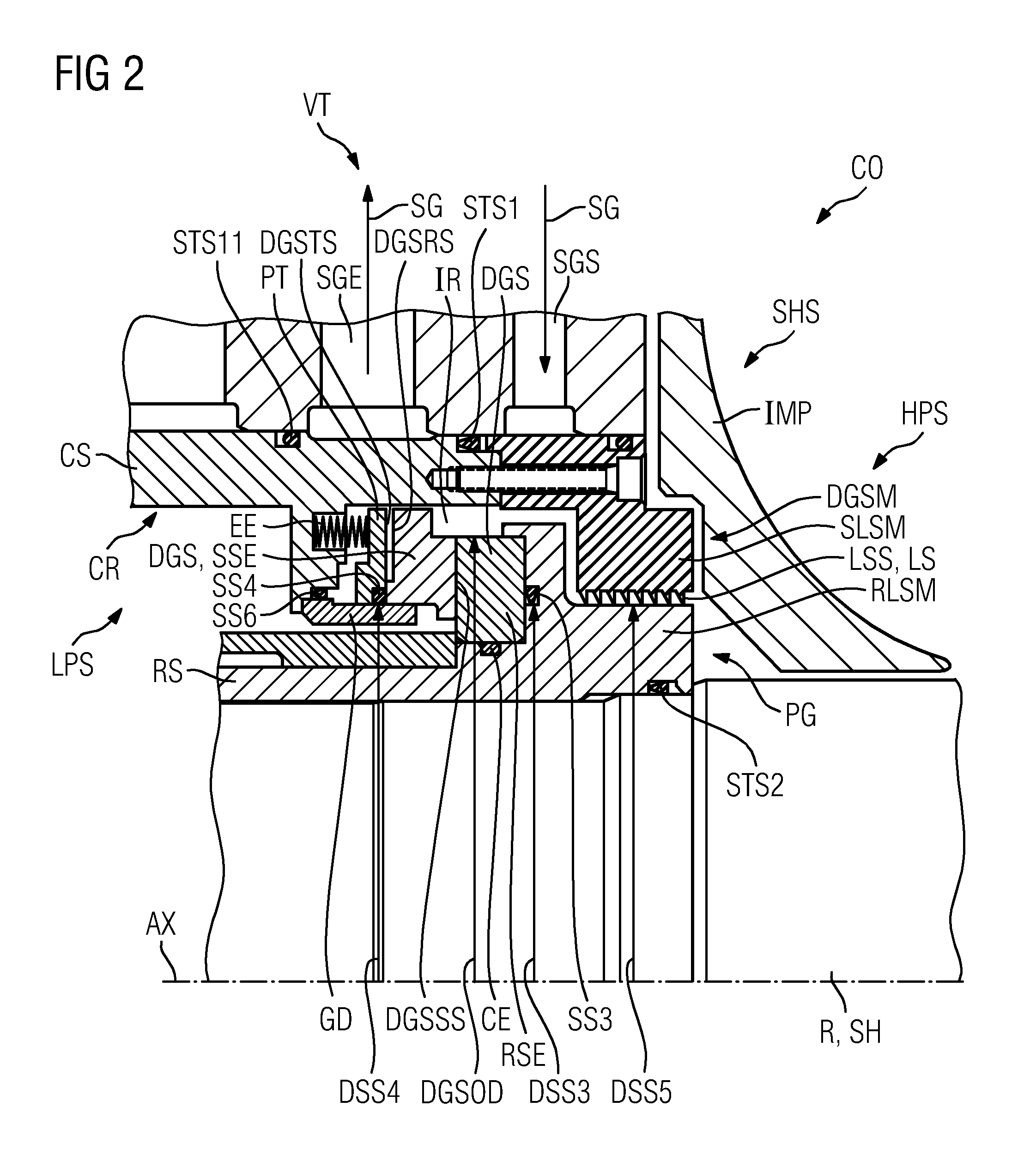 Shaft seal insert