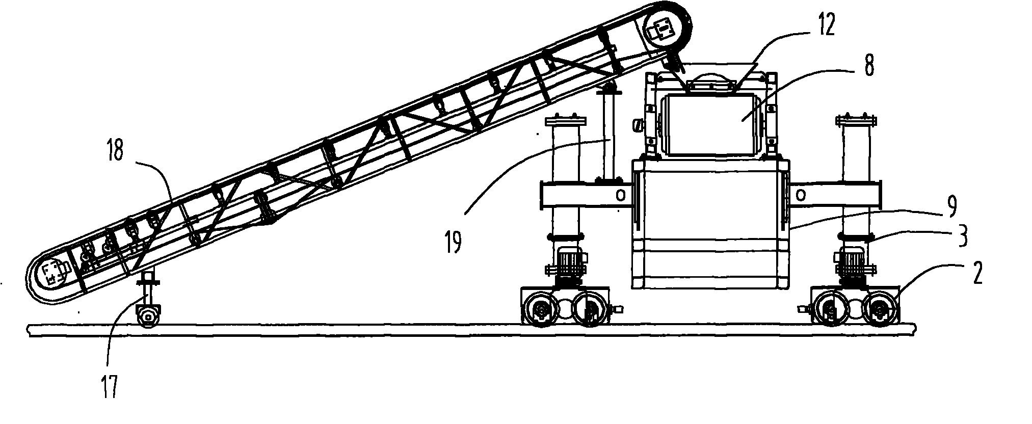 Full-section multi-functional channel concrete lining machine