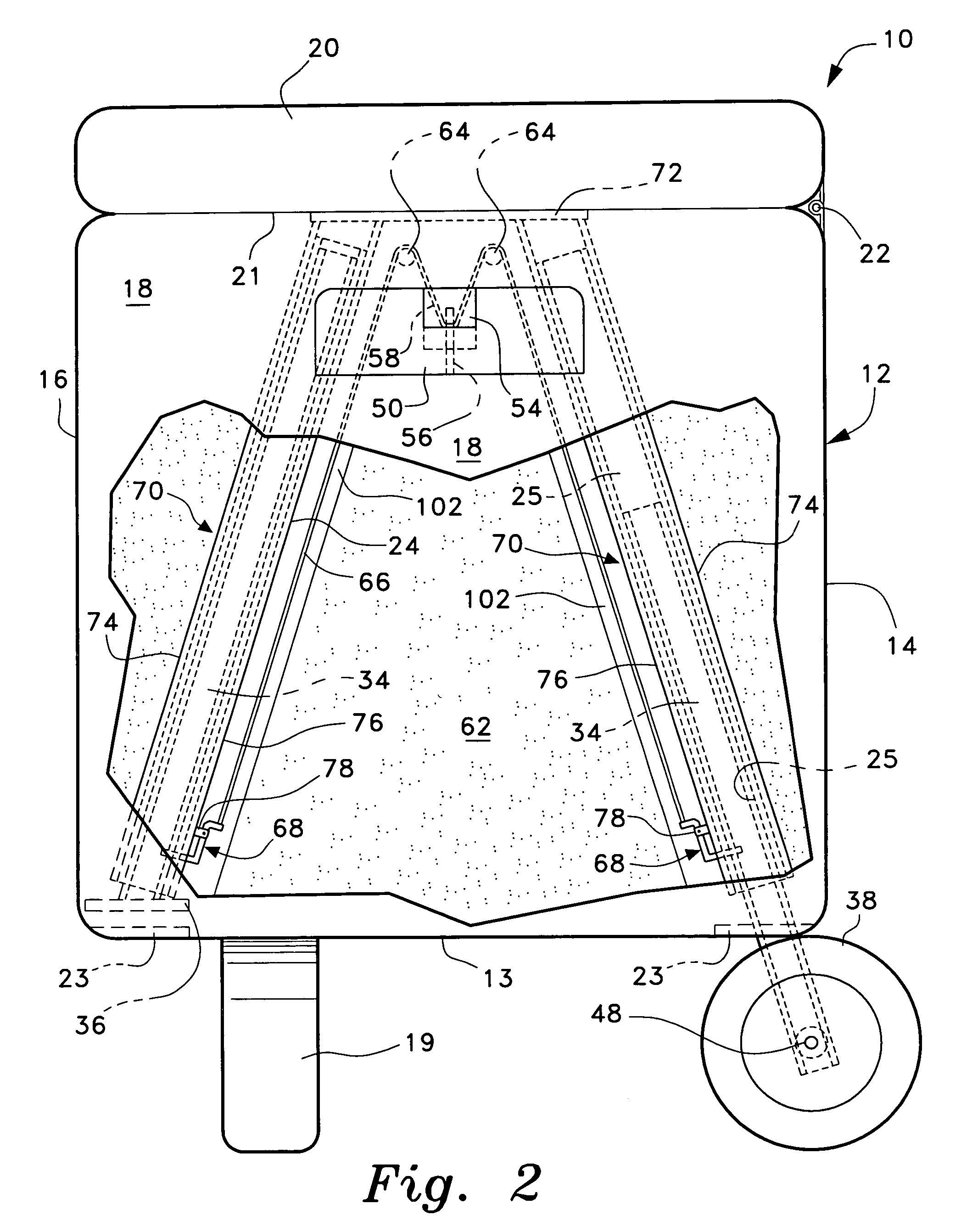 Ice chest and cooler having retractable legs