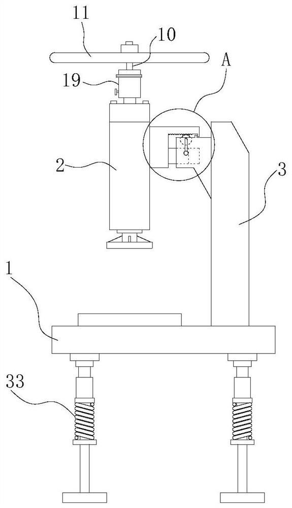 A pressure-limiting manual press