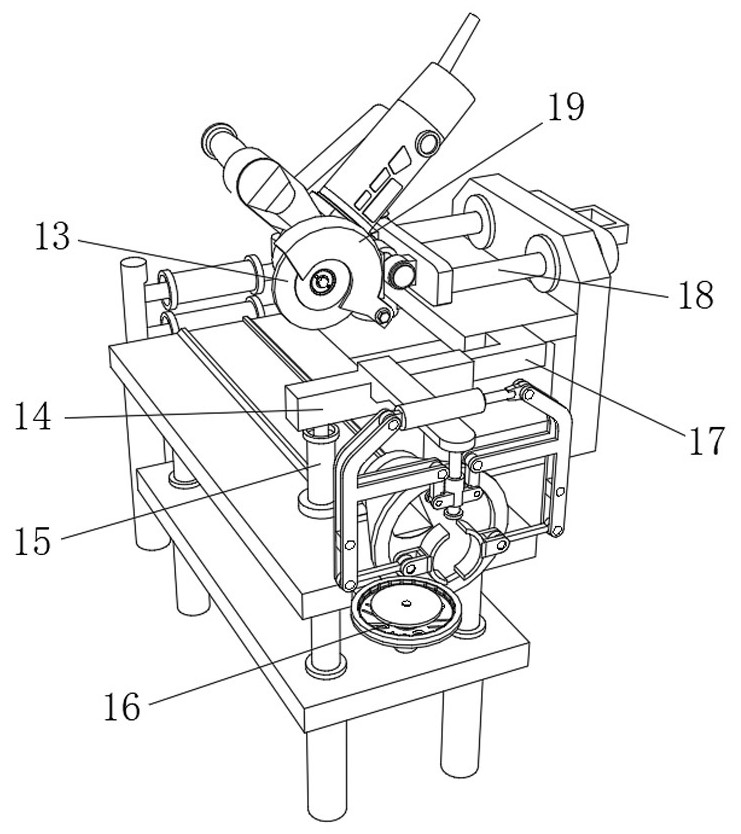 Automatic strand pulling machine for beam field