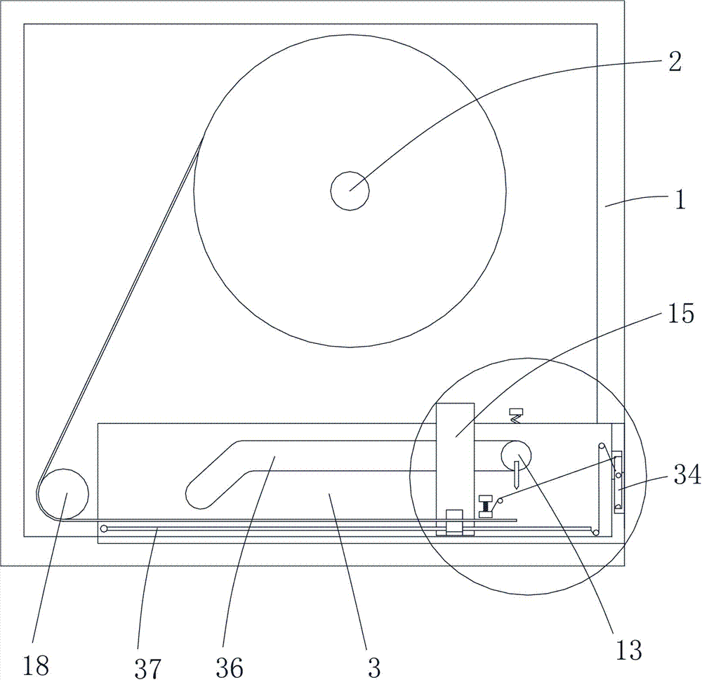 Drawer type paper roll box