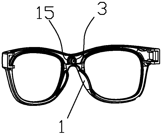 Bone conduction glasses frame