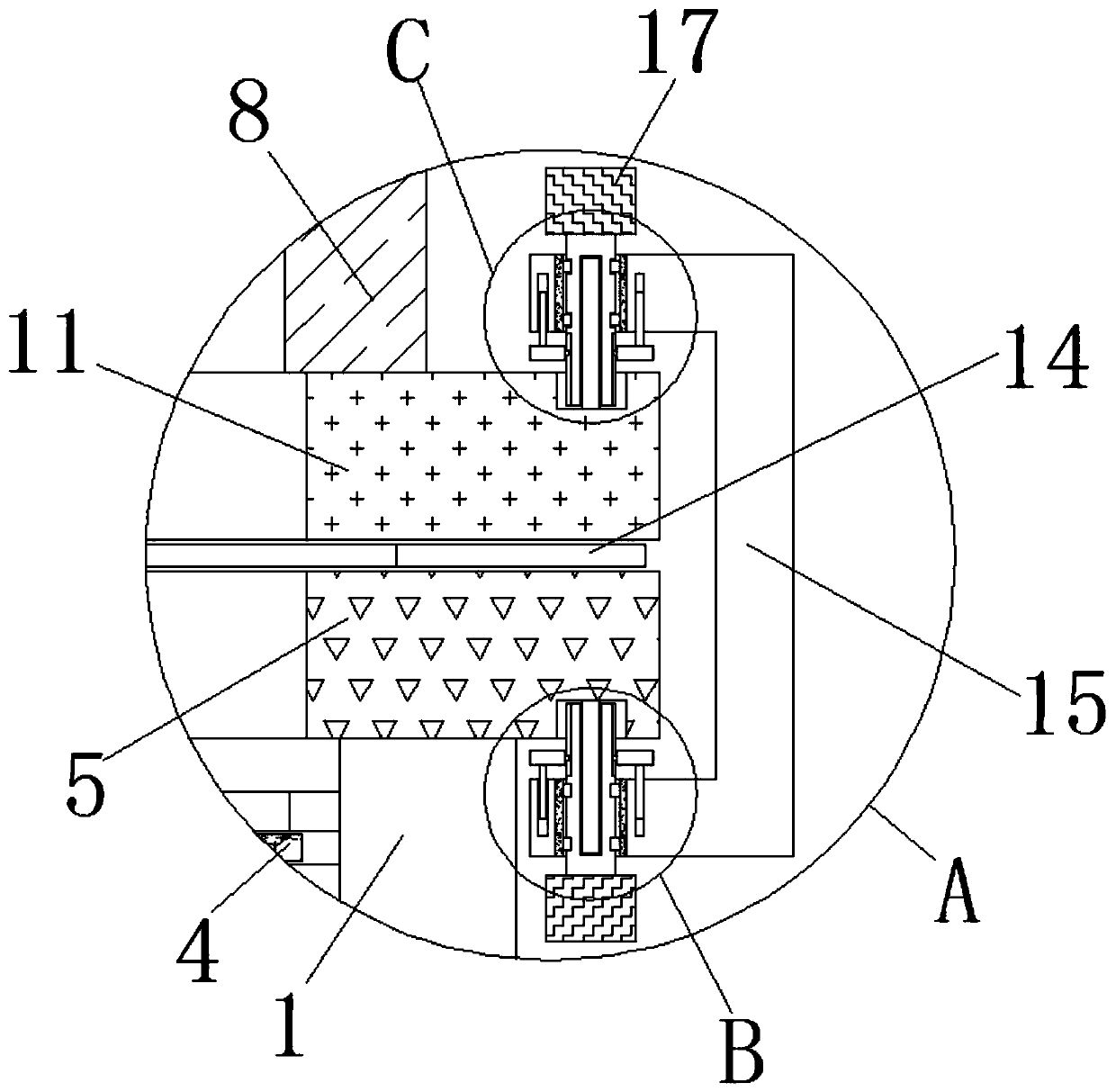 Ventilation fan with protective mechanism