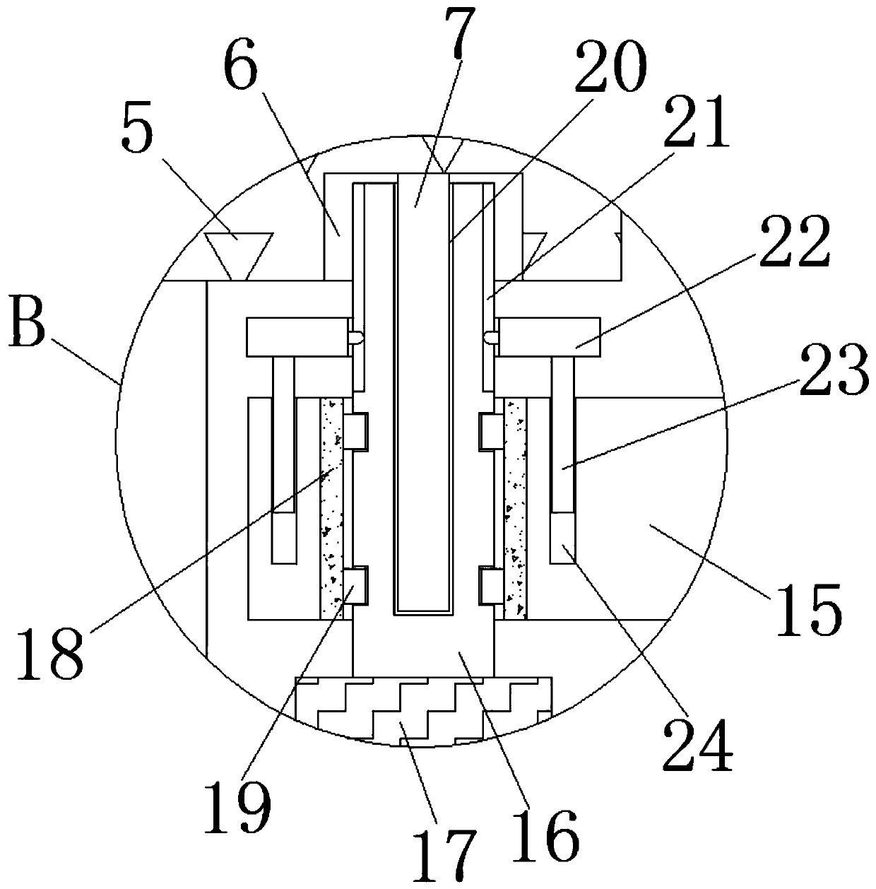 Ventilation fan with protective mechanism