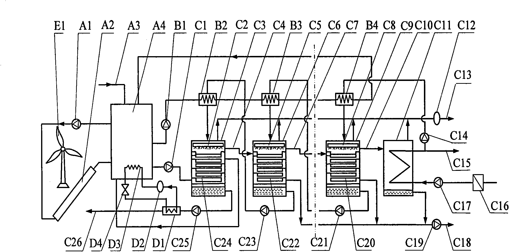 Seawater desalting method and device