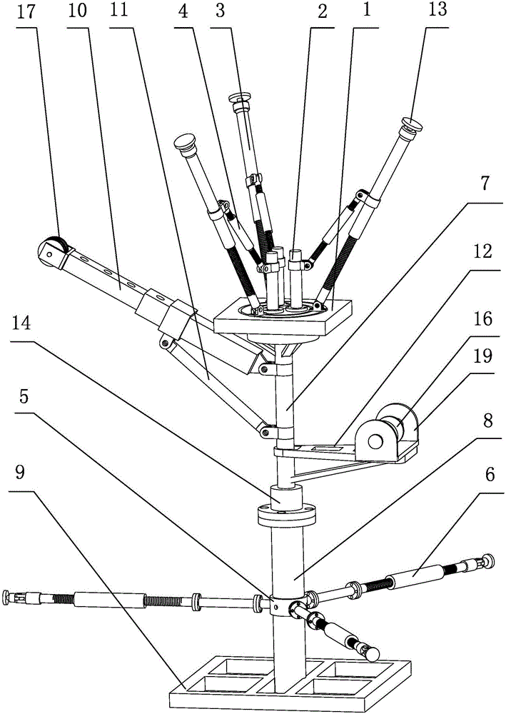 Small-sized portable domestic lifting device