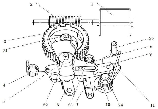 High-reliability burglary-preventive control mechanism for automobile door lock