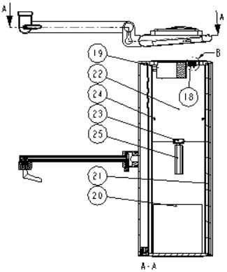 Single-support-arm rotary opening and closing man-machine interaction workbench and operation method thereof