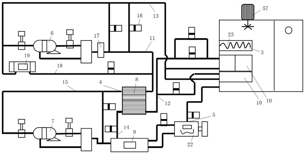 Environmental simulation equipment and method of structural fatigue/durability experiment system in complex environment