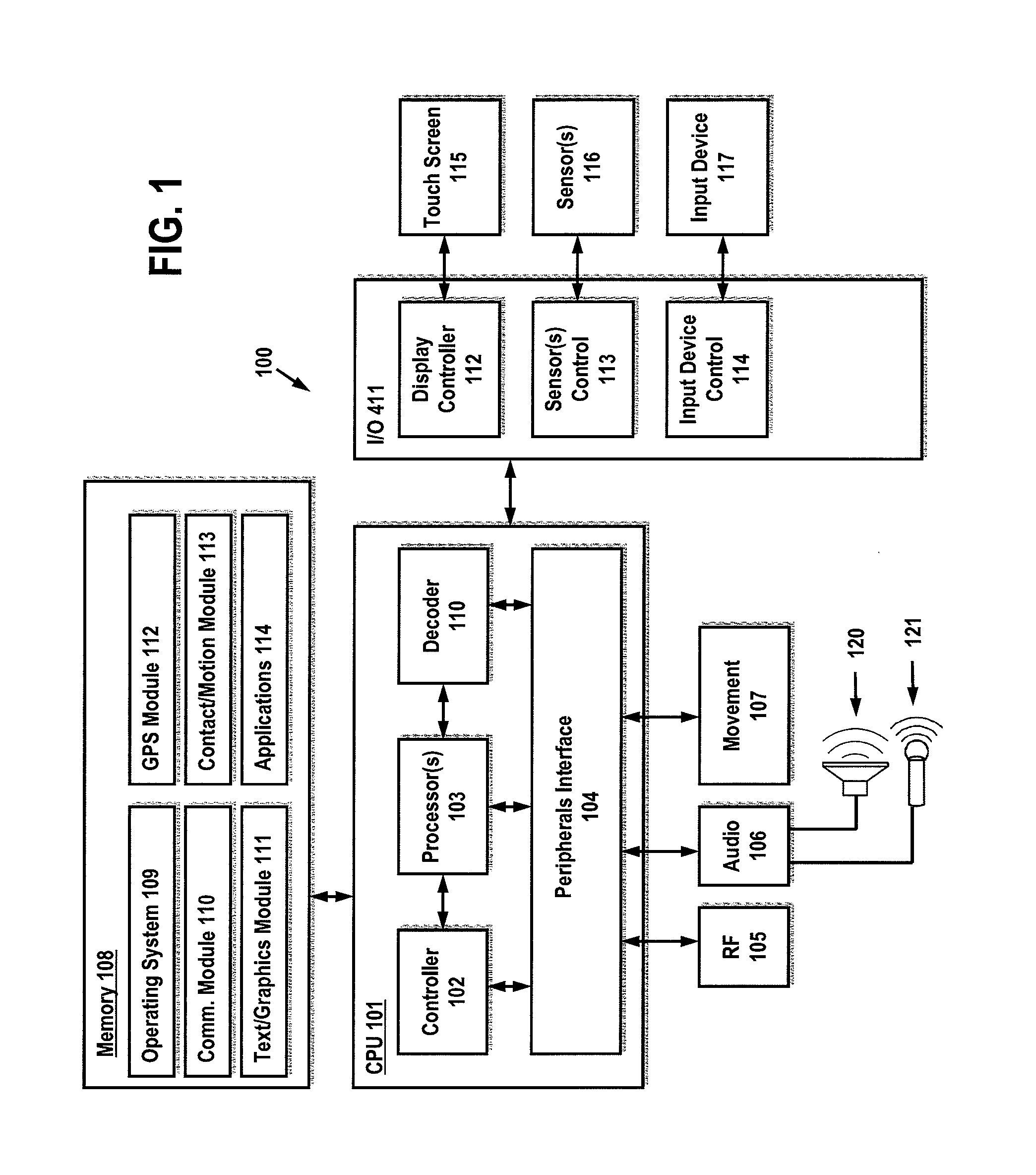 Multiple meter detection and processing using motion data