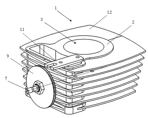 Controlled exhaust backpressure valve for engine