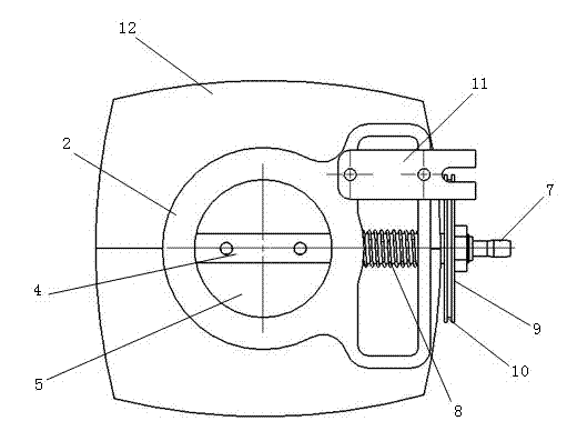 Controlled exhaust backpressure valve for engine