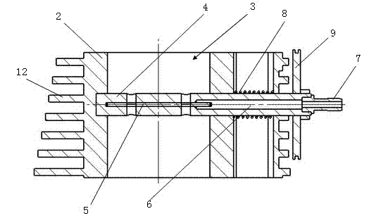 Controlled exhaust backpressure valve for engine