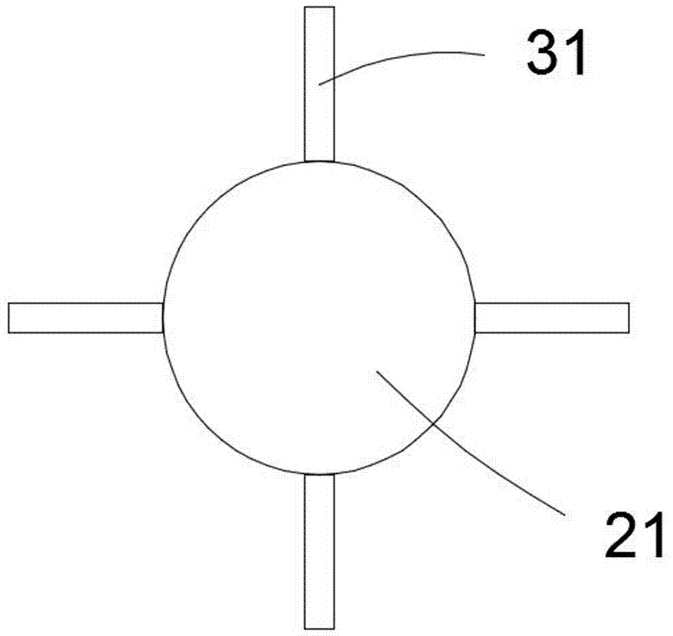 Feeding, heating and auxiliary riveting method for riveting shafts