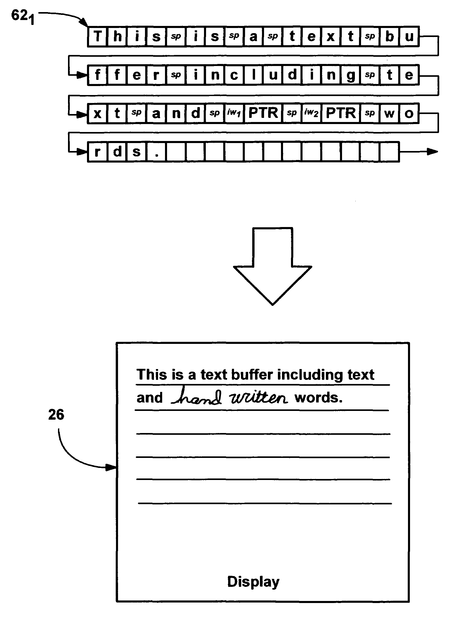 Method and system of handling the selection of alternates for recognized words