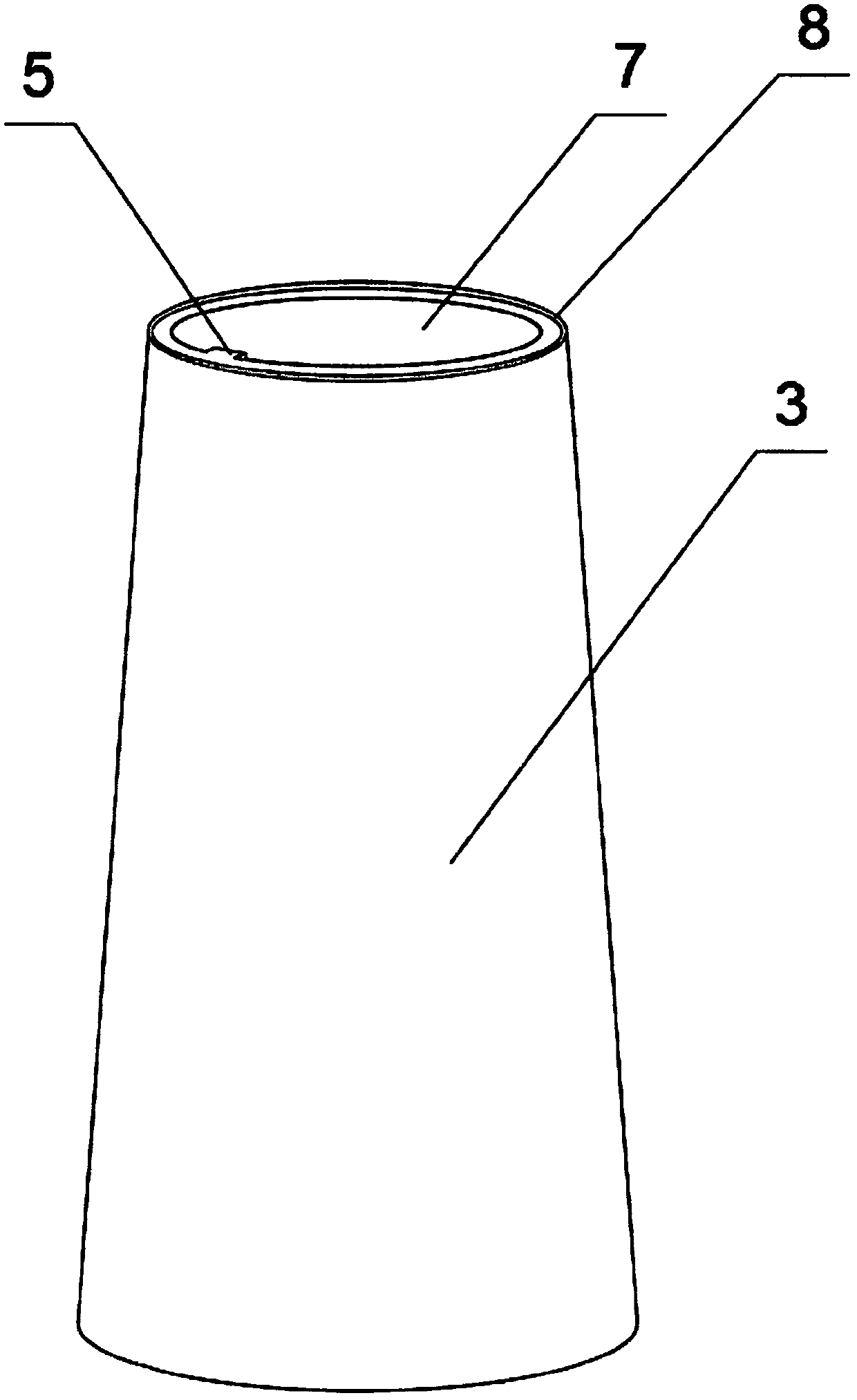 Grinding device for mechanical machining parts