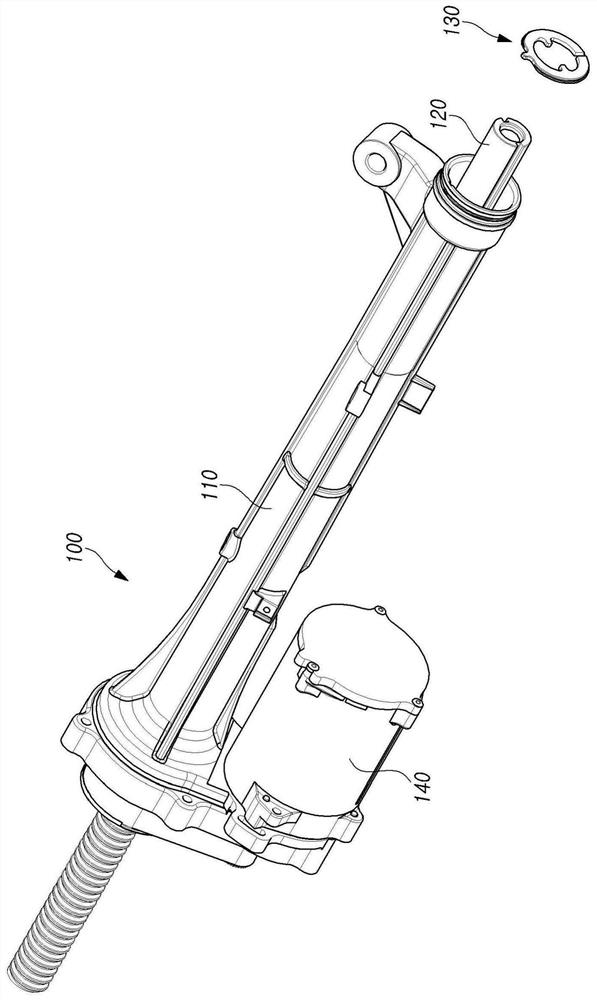 Steer-by-wire steering device