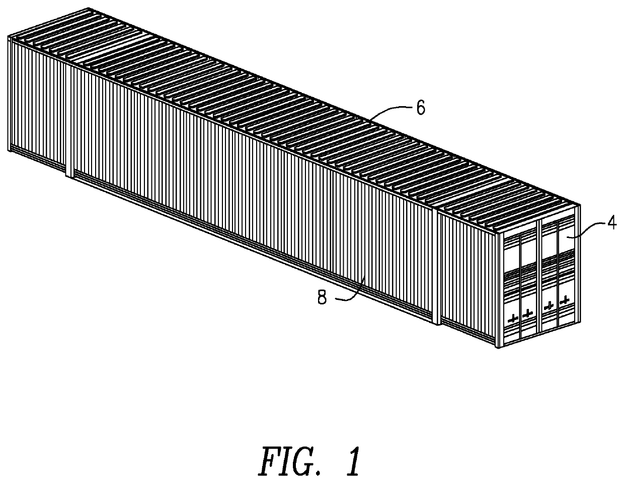 Shipping container and method of construction thereof