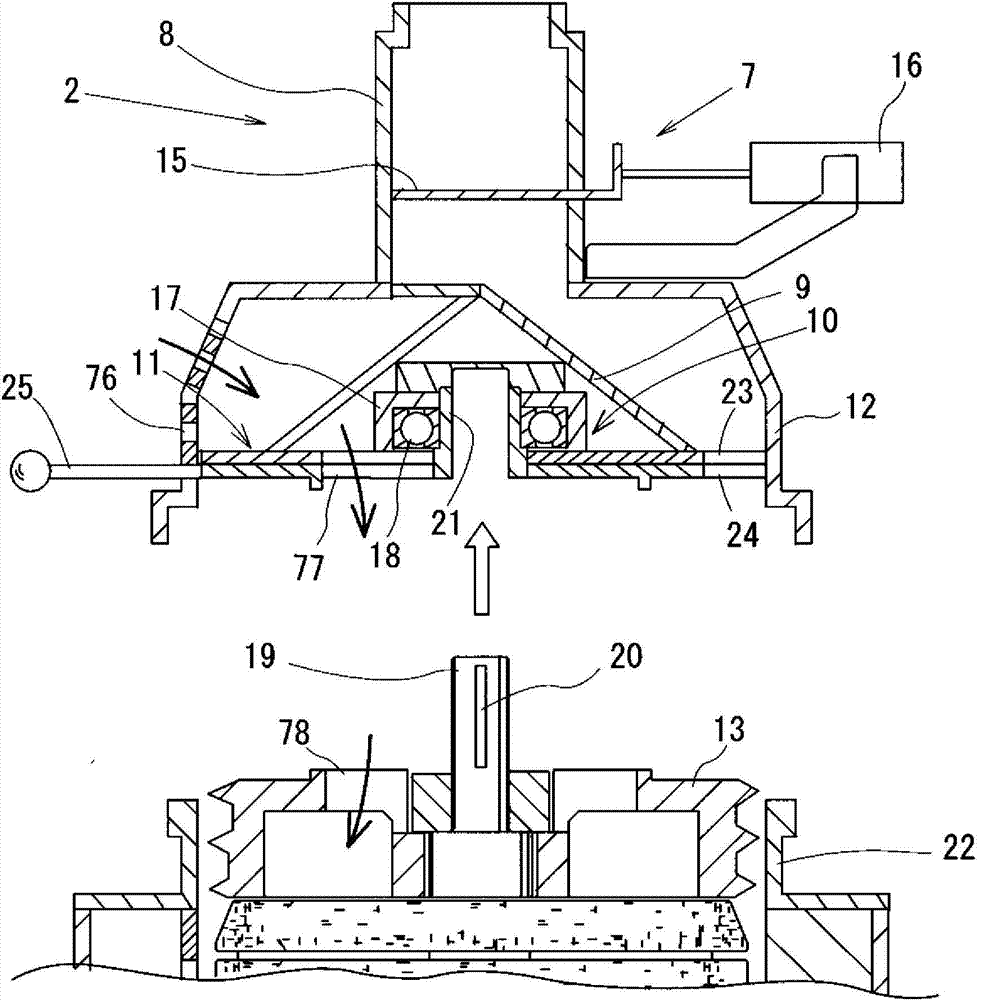 Grinding vertical-type grain polisher