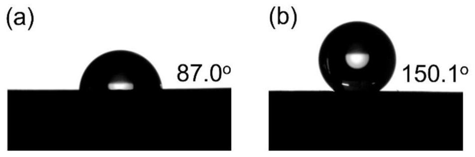 Photo-thermal hydrophobic anti-icing and anti-shedding coating material as well as preparation and application thereof