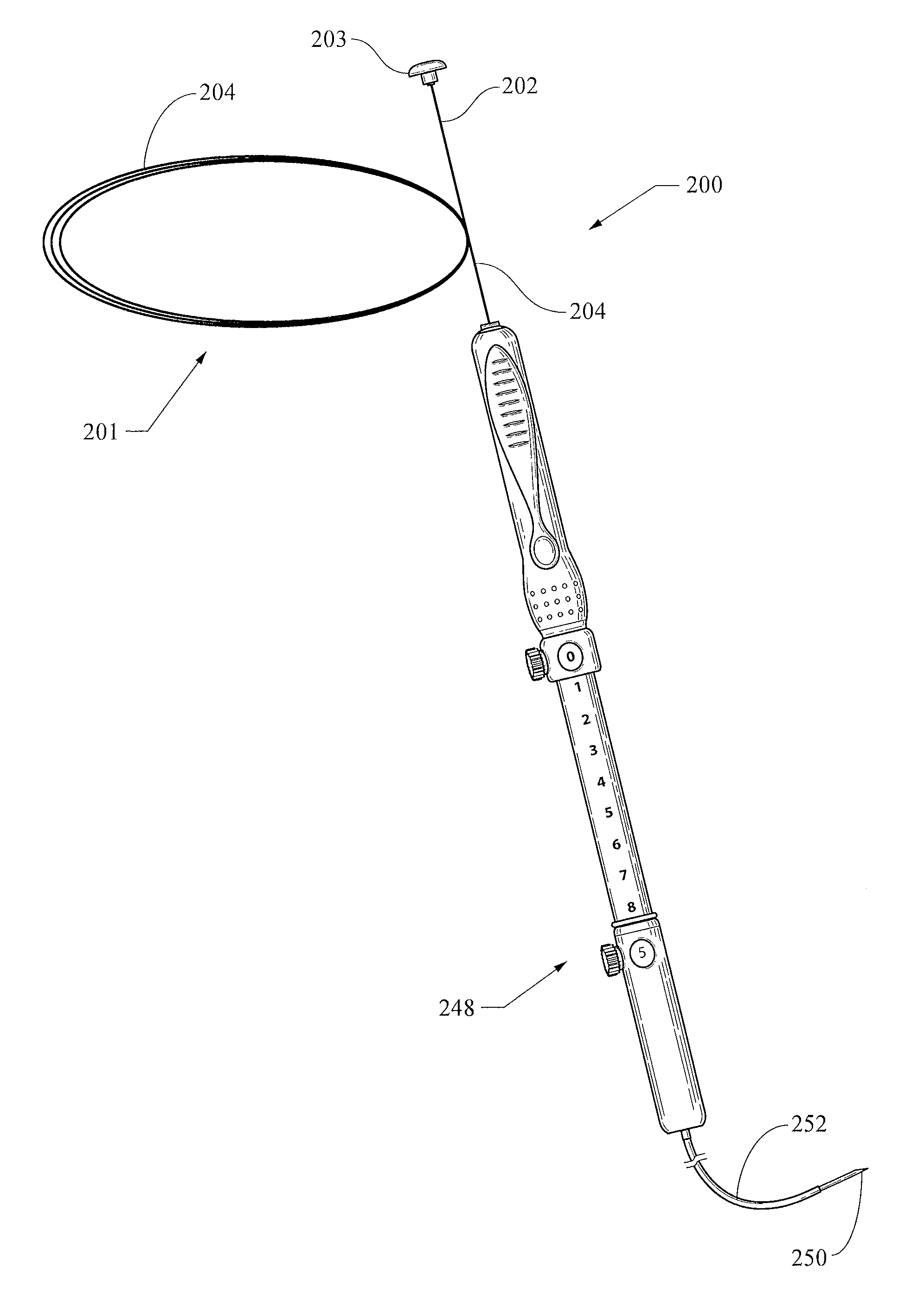 Self-coiling stylet needle device