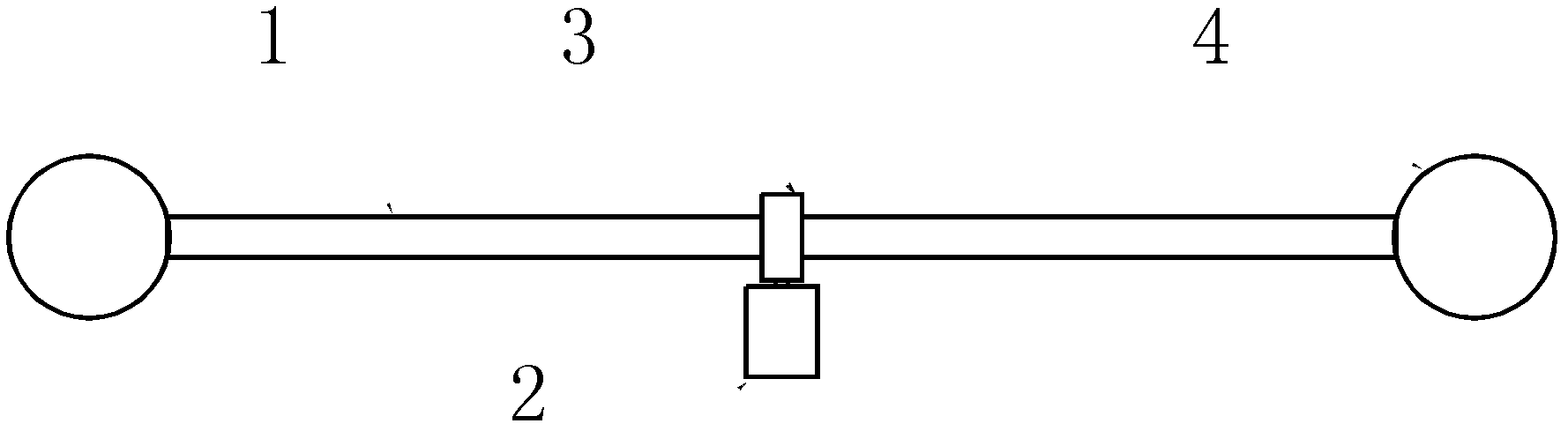 Truss structure damage positioning method based on added mass