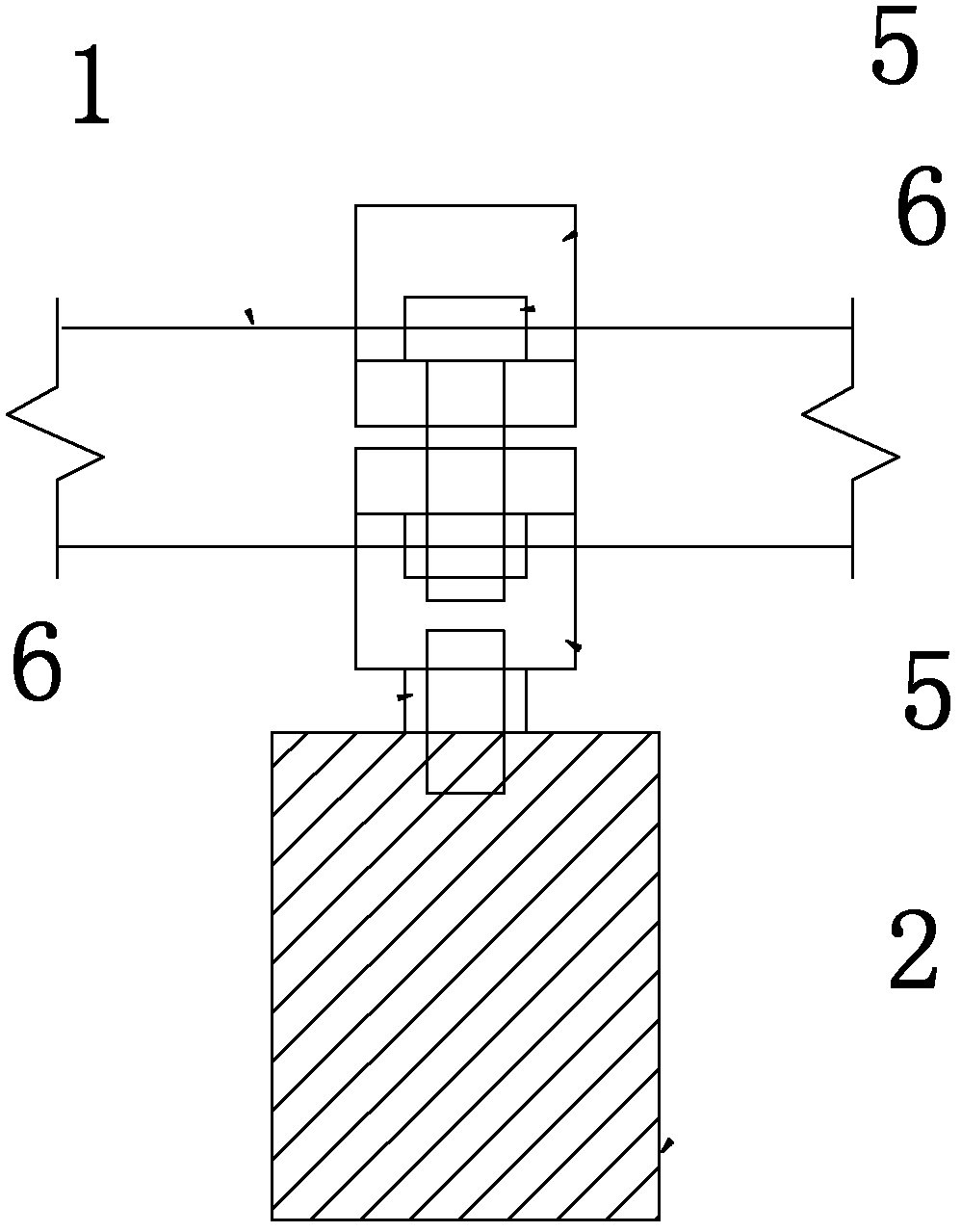 Truss structure damage positioning method based on added mass