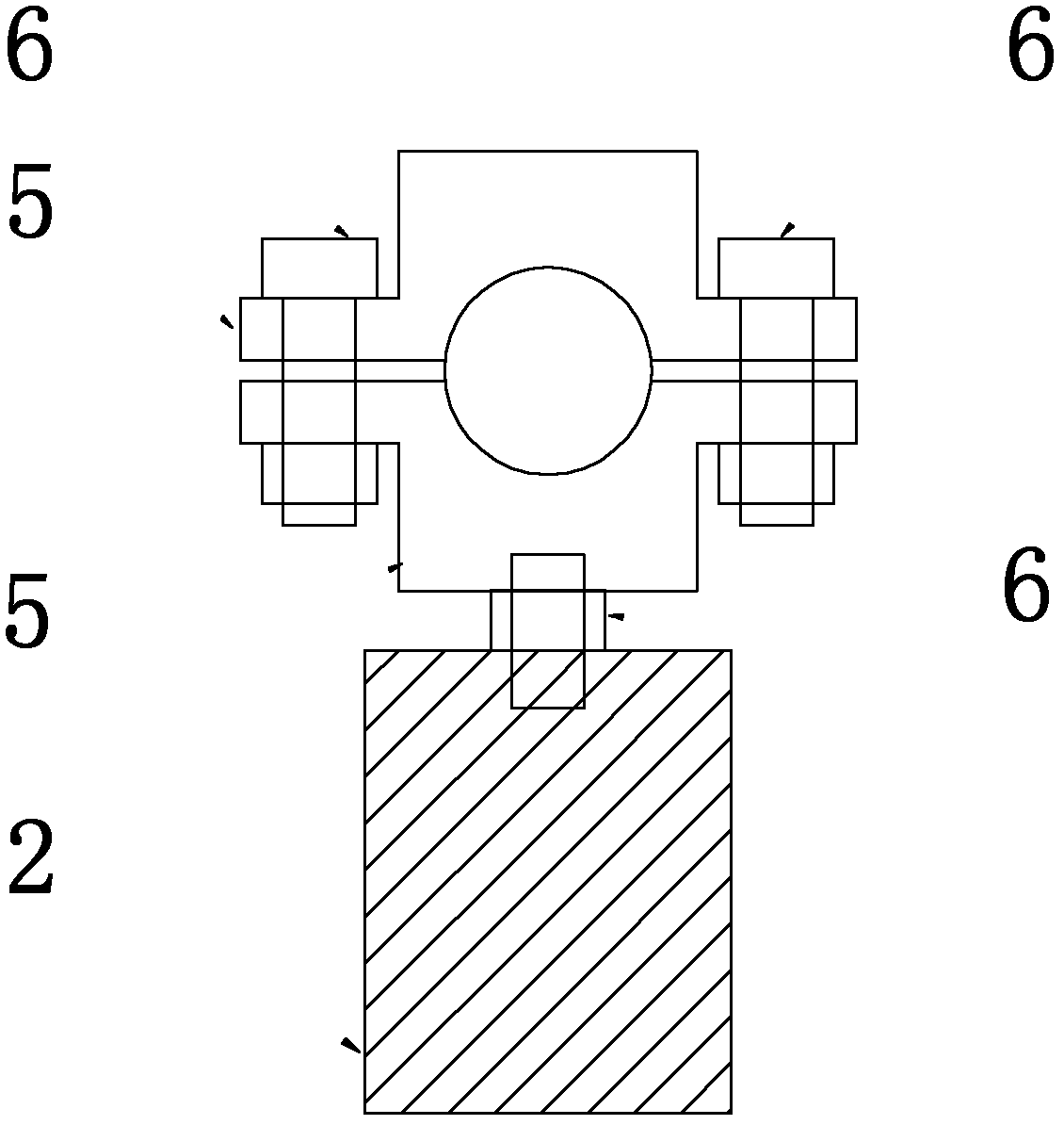 Truss structure damage positioning method based on added mass