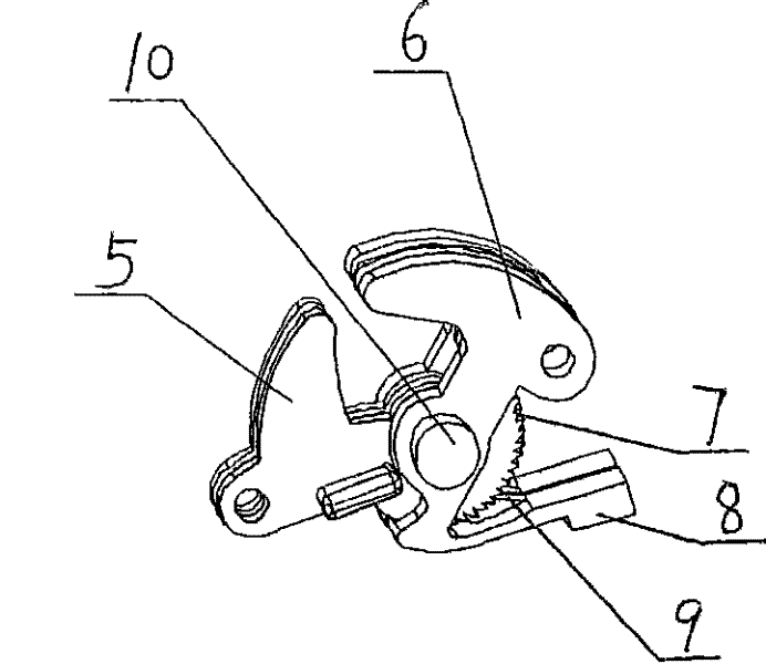 Bladder pressure and/or urethra pressure measuring tube fixer