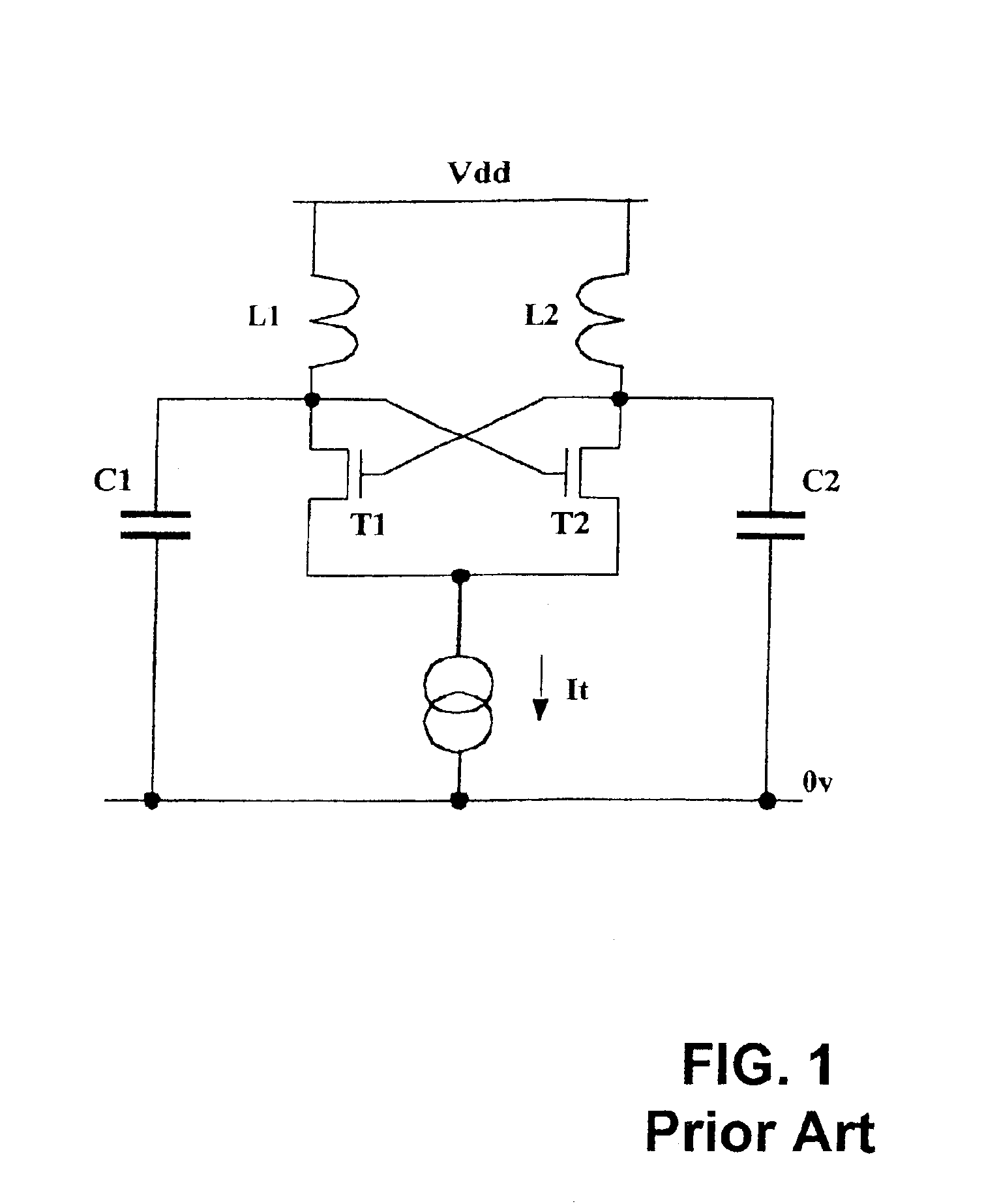 CMOS voltage controlled oscillator circuit for operation with low supply voltage and method for same