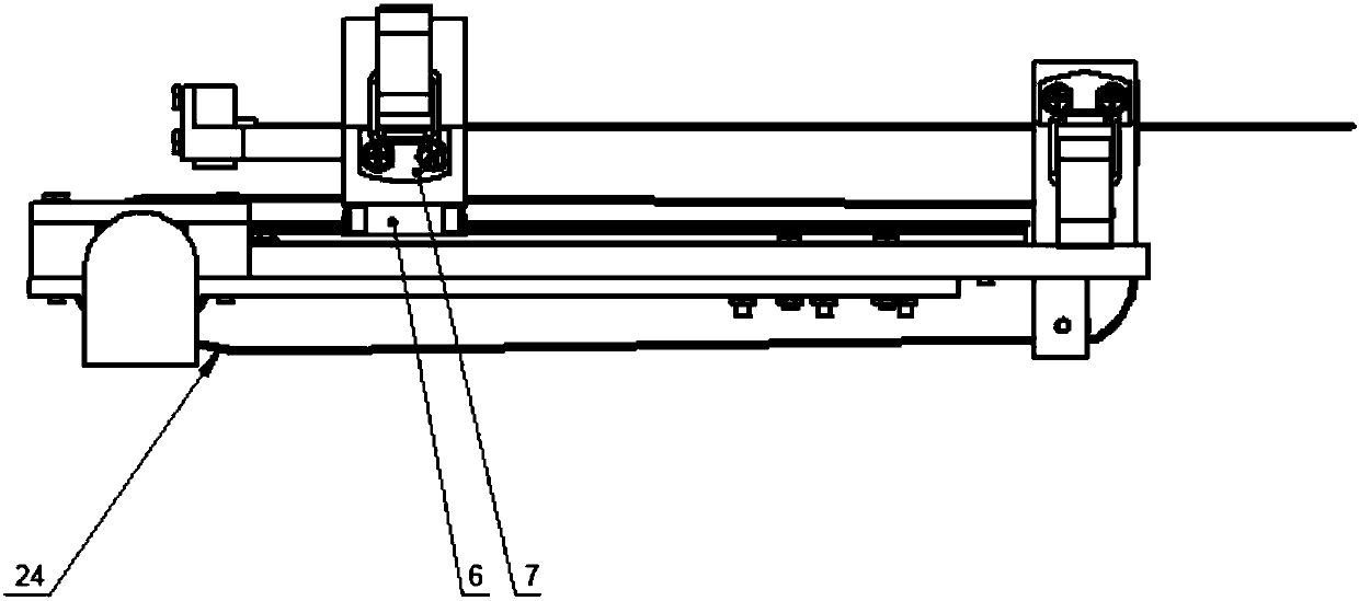 Spine puncture needle inserting mechanism