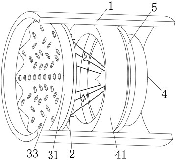 An urban domestic sewage discharge monitoring device