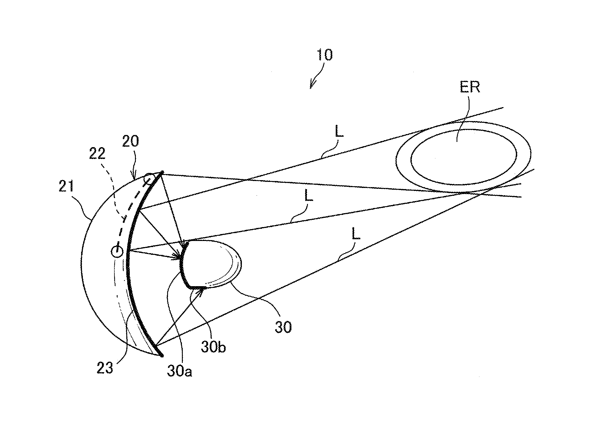 Display apparatus for use in vehicle