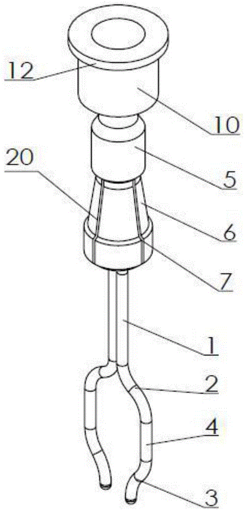 Powder shaft sleeve chuck